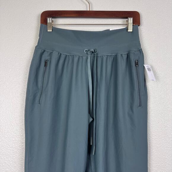 Old Navy Performance Ankle Joggers NWT Women’s Medium Teal Zip Pocket High Rise - Picture 7 of 7